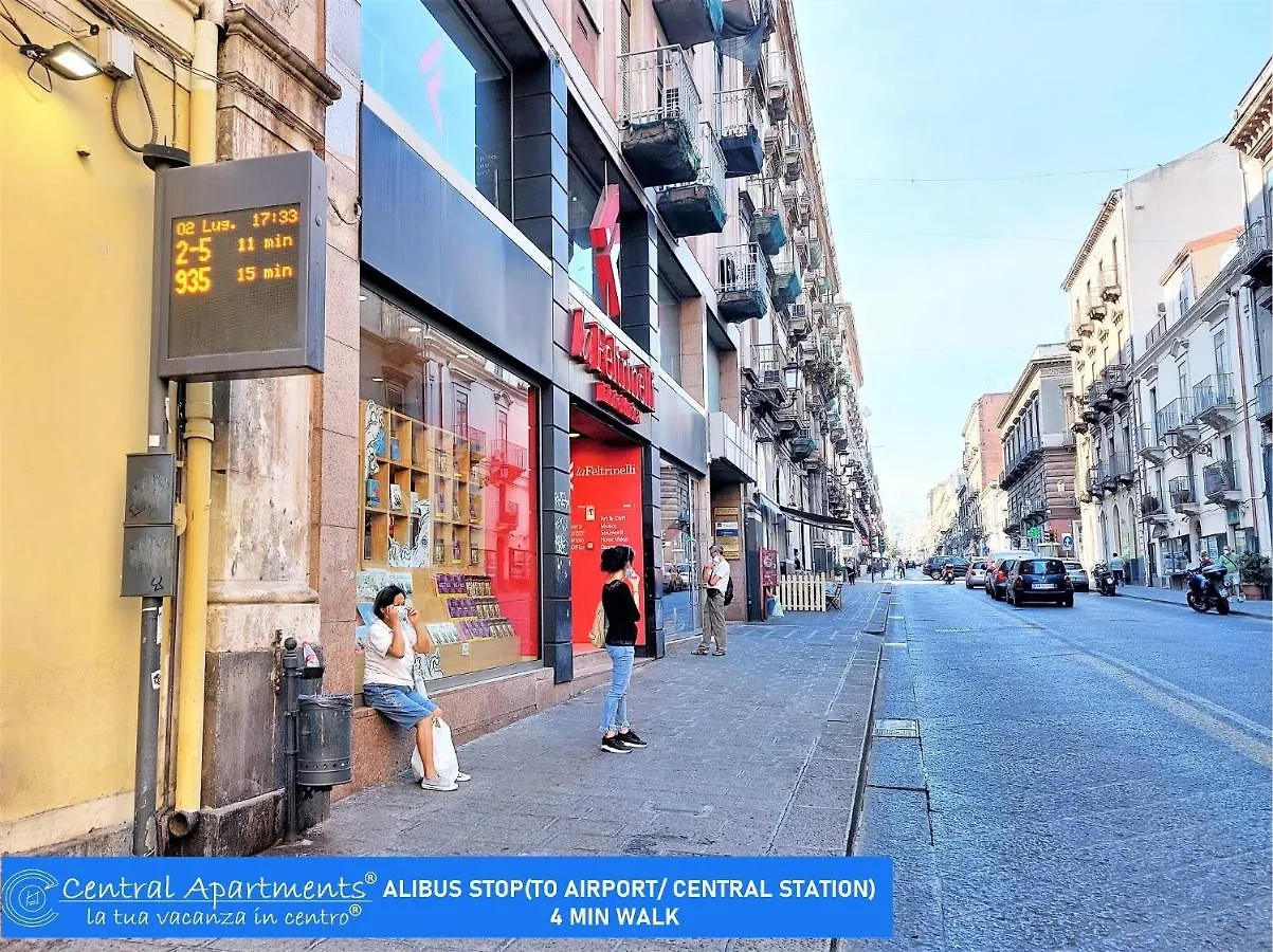 Central Apartments Caronda Street Katánie Itálie